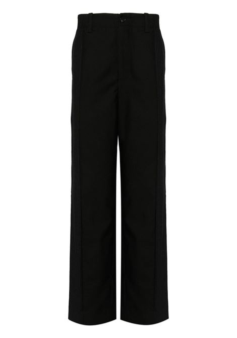 Pantaloni sartoriali con design patchwork in nero Feng chen wang - donna